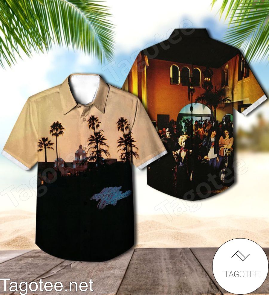 Eagles Hotel California Album Cover Hawaiian Shirt