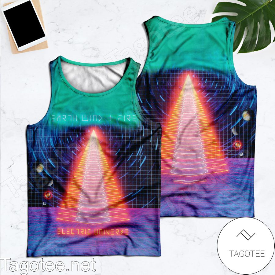 Earth, Wind And Fire Electric Universe Album Cover Tank Top