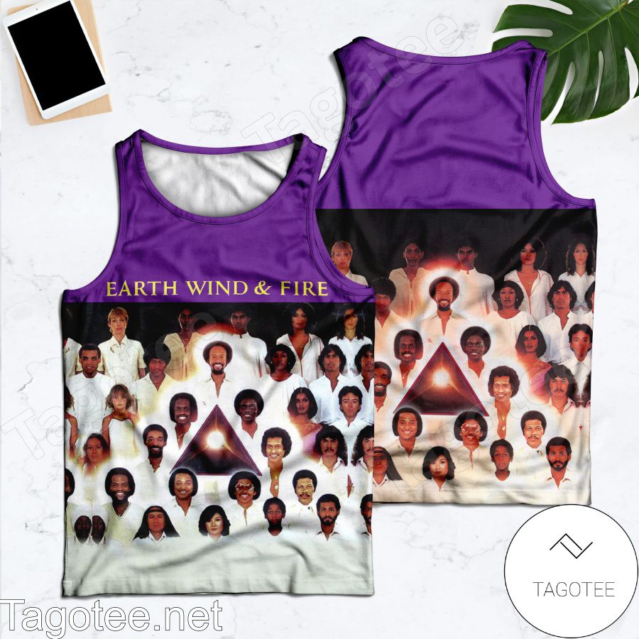 Earth, Wind And Fire Faces Album Cover Tank Top