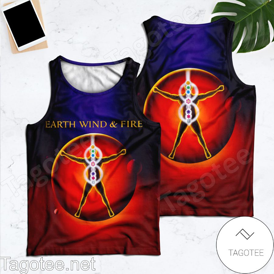 Earth, Wind And Fire Powerlight Album Cover Tank Top