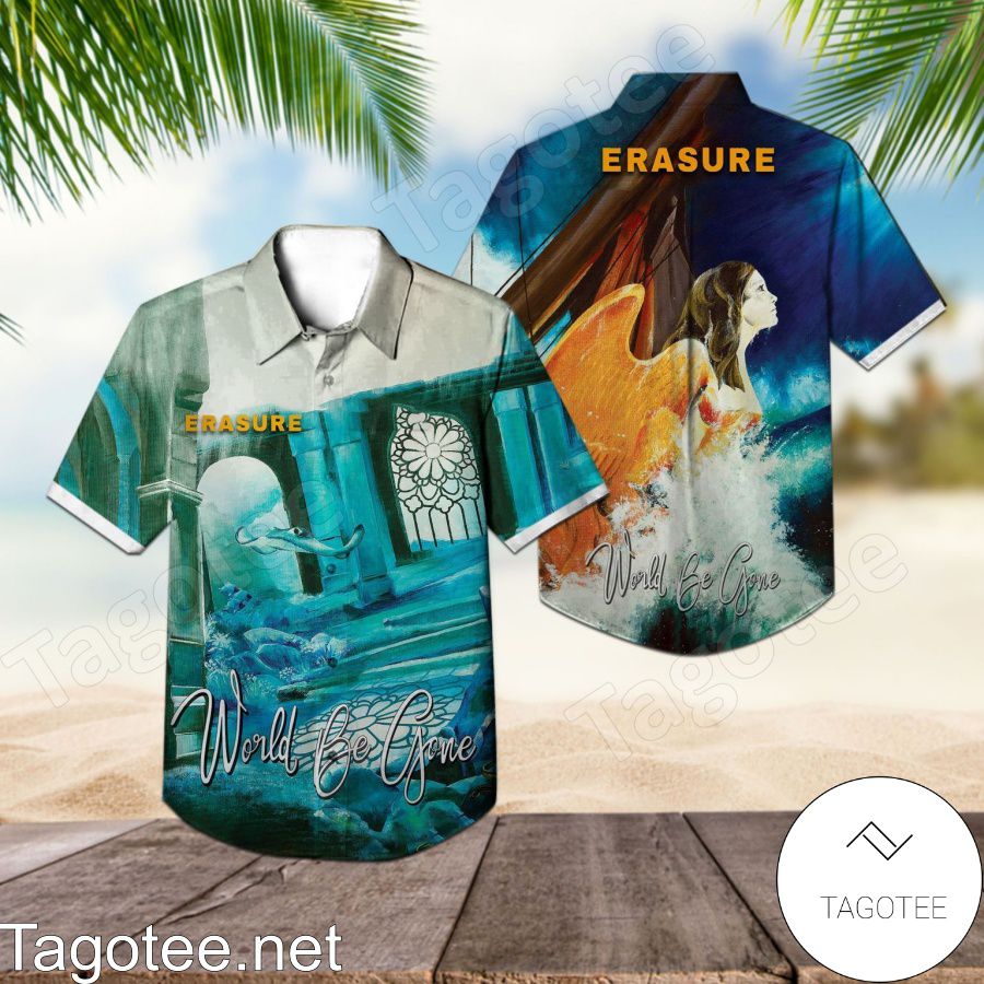Erasure World Be Gone Album Cover Hawaiian Shirt