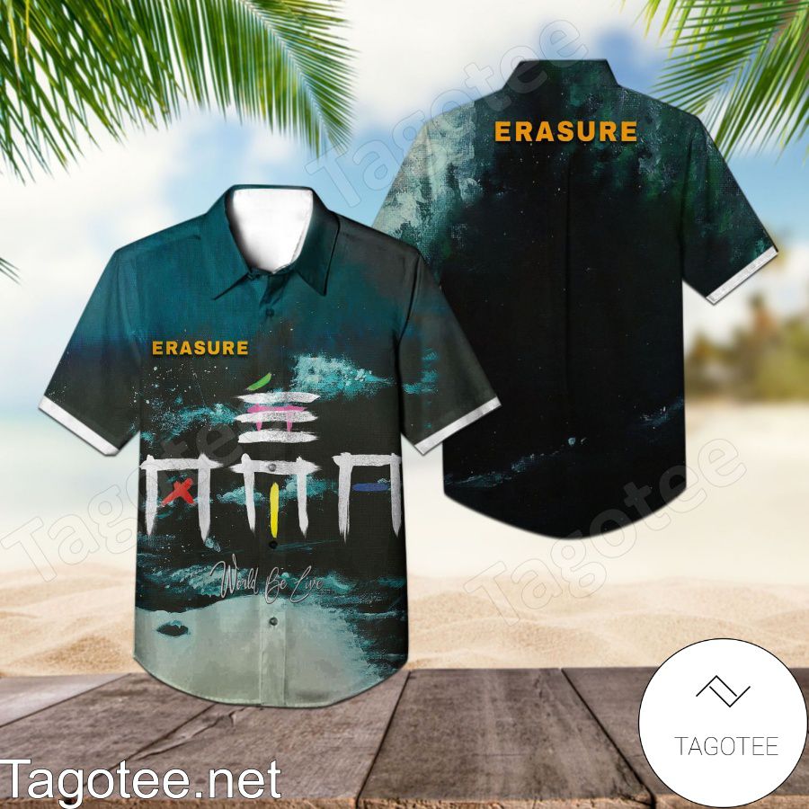 Erasure World Be Like Album Cover Hawaiian Shirt