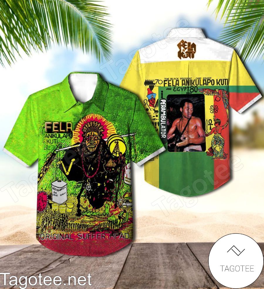 Fela Kuti And Egypt 80 Original Suffer Head Album Cover Hawaiian Shirt