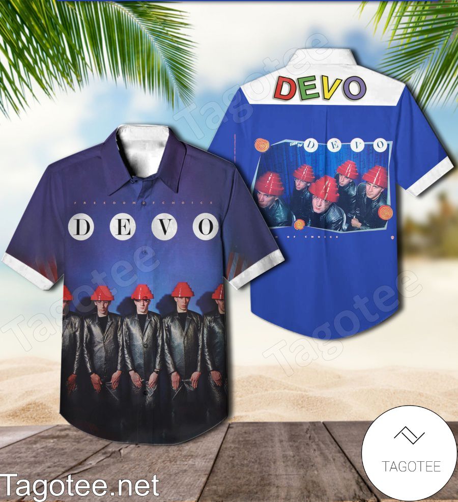 Freedom Of Choice Album By Devo Hawaiian Shirt