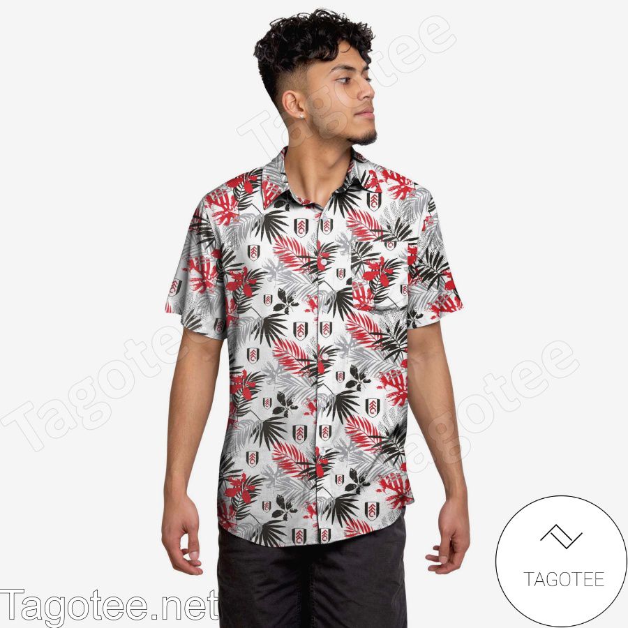 Fulham FC Floral Hawaiian Shirt