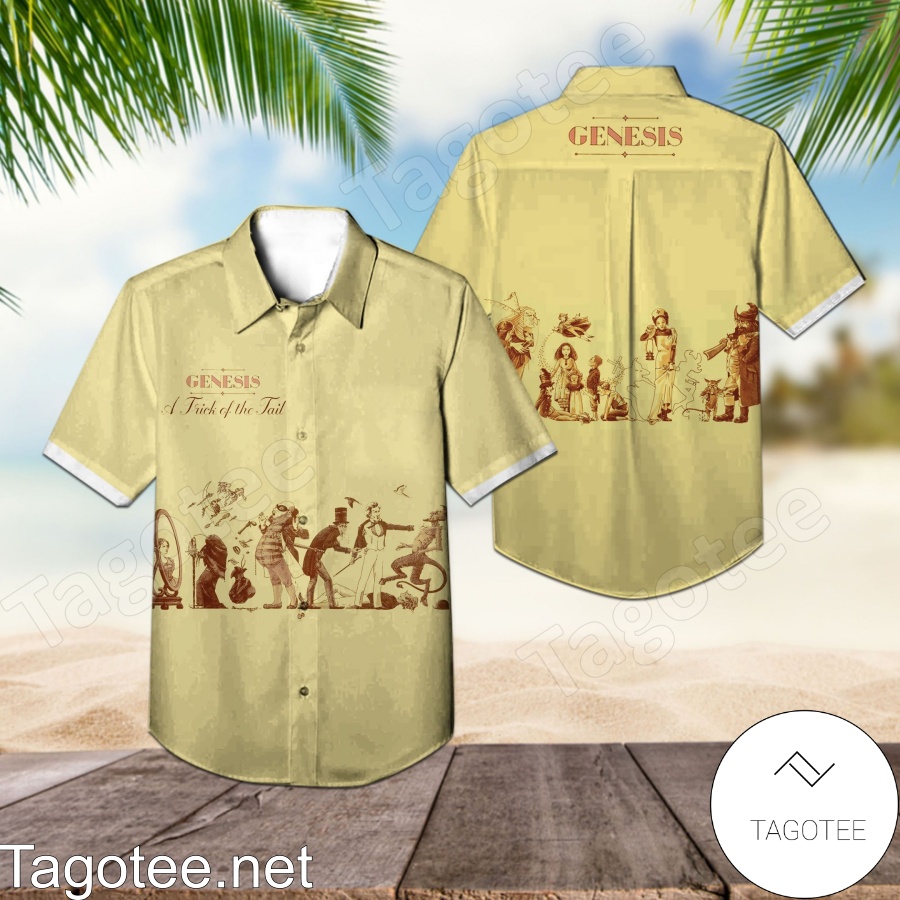 Genesis A Trick Of The Tail Album Cover Hawaiian Shirt
