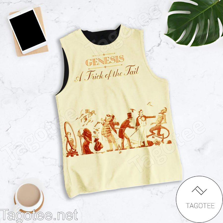 Genesis A Trick Of The Tail Album Cover Tank Top