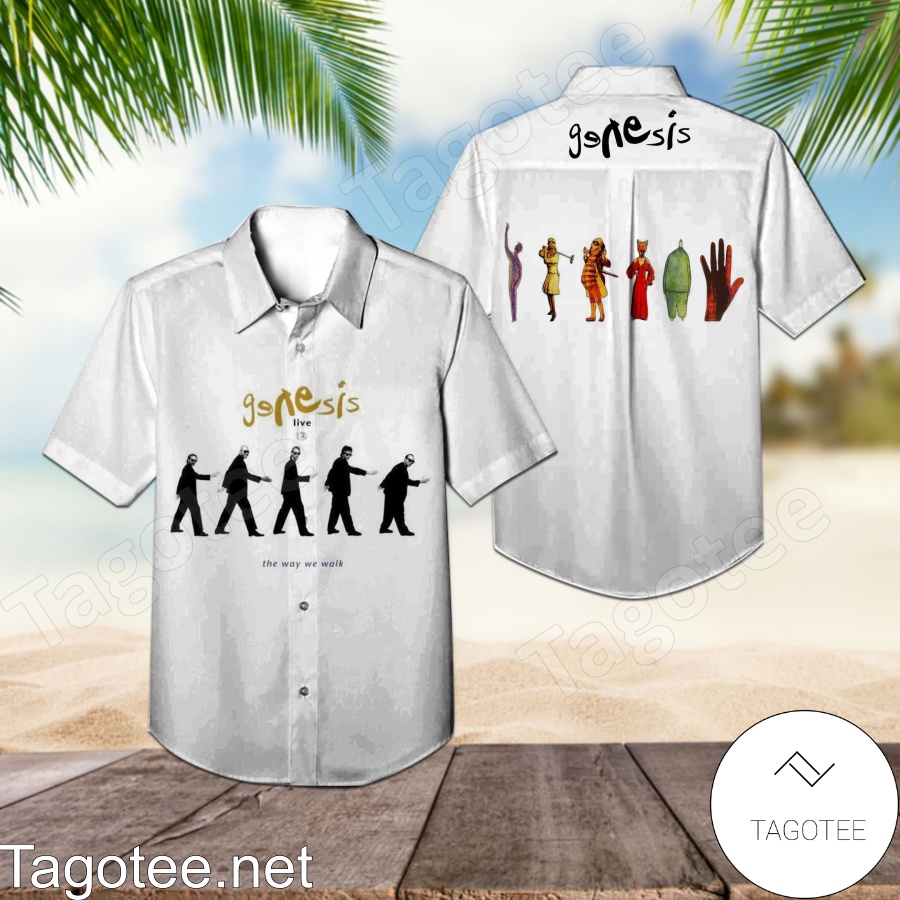 Genesis Live The Way We Walk Volume One Album Cover Hawaiian Shirt