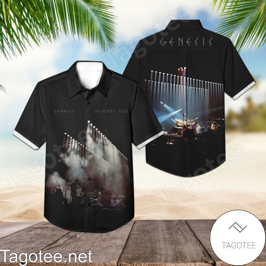 Genesis Seconds Out Album Cover Hawaiian Shirt