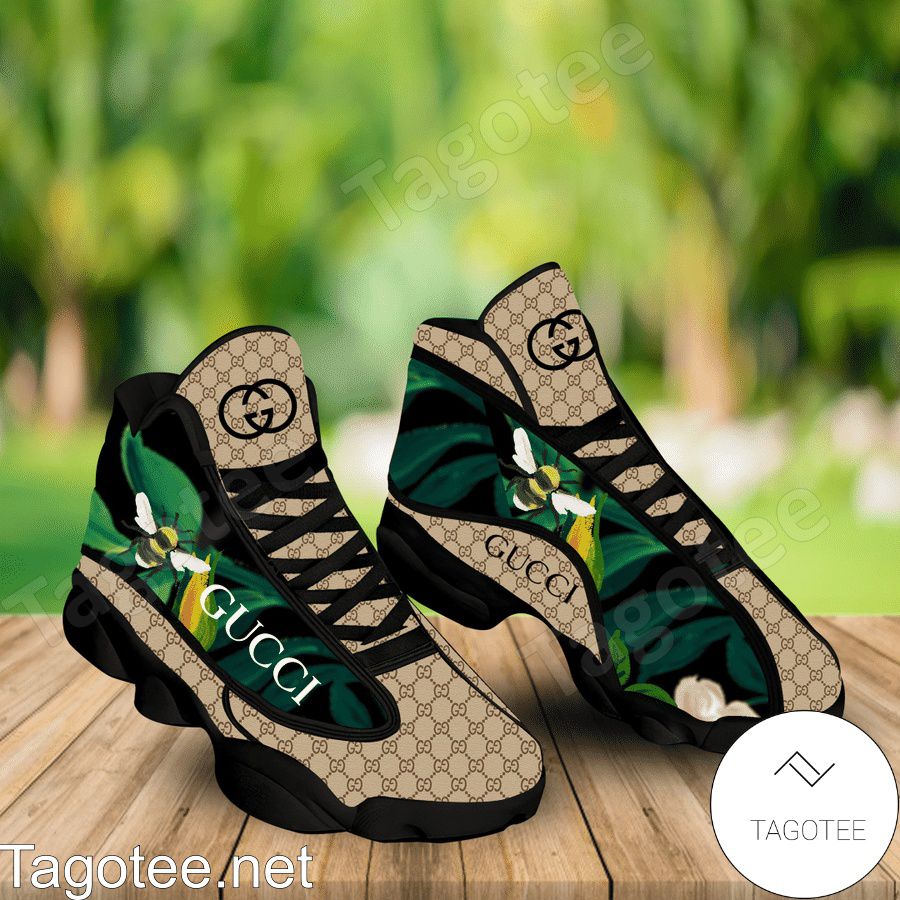 Gucci Black Snake Air Jordan High Top Shoes Sneakers - Tagotee