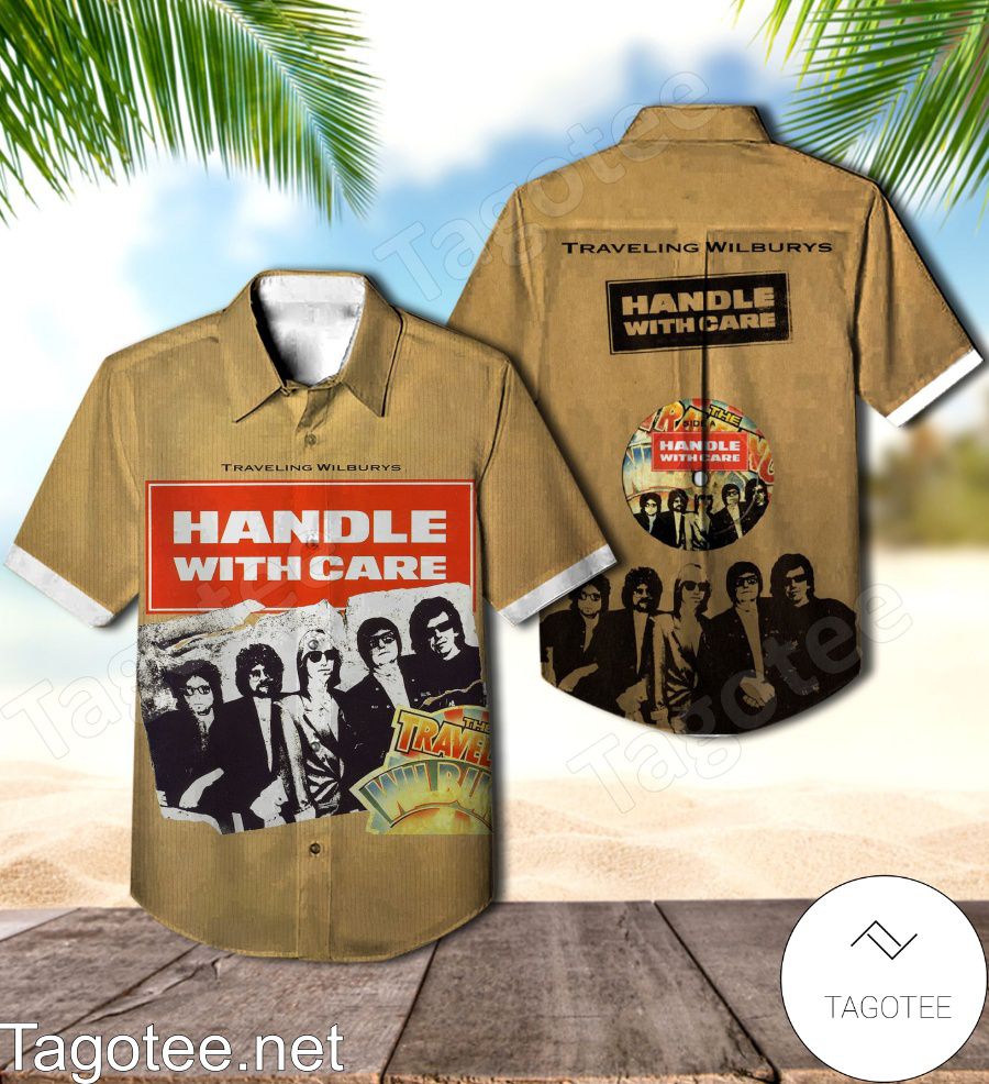 Handle With Care Single By Traveling Wilburys Hawaiian Shirt