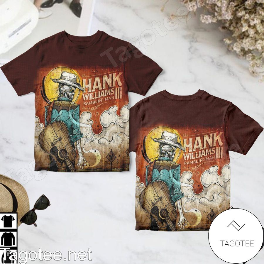 Hank Williams III Ramblin' Man Album Cover Shirt