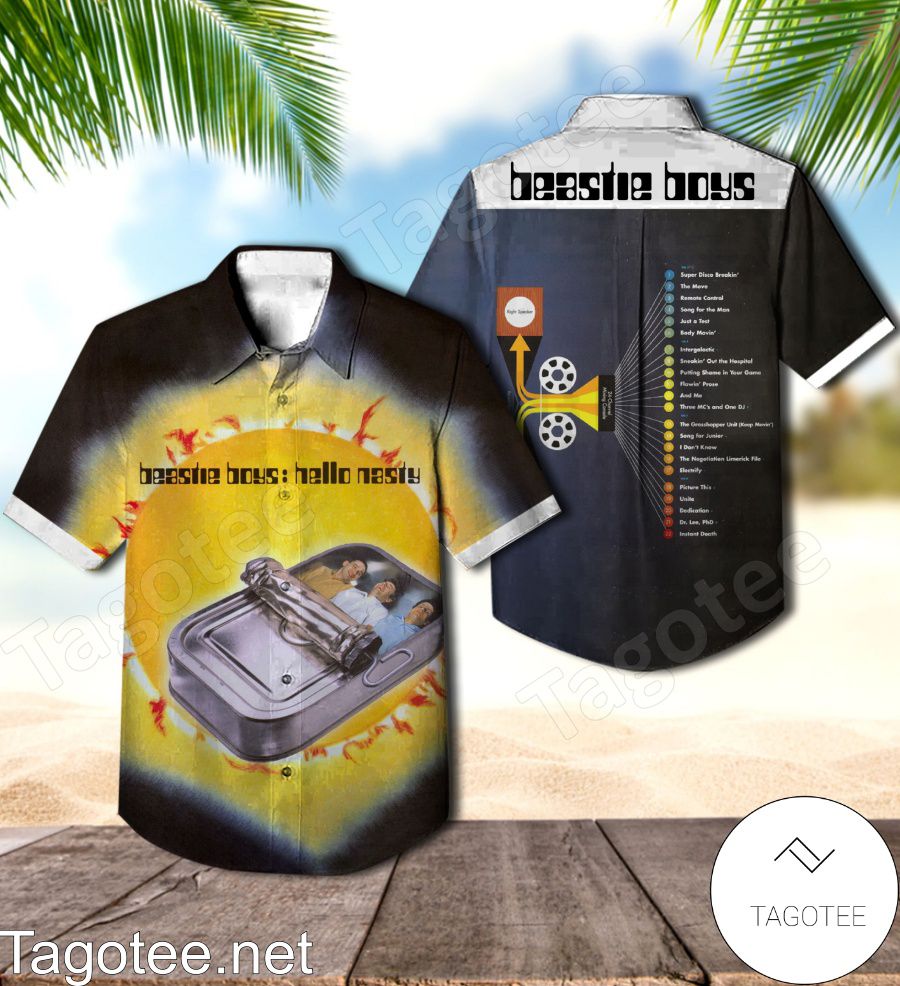 Hello Nasty Album Cover By Beastie Boys Hawaiian Shirt