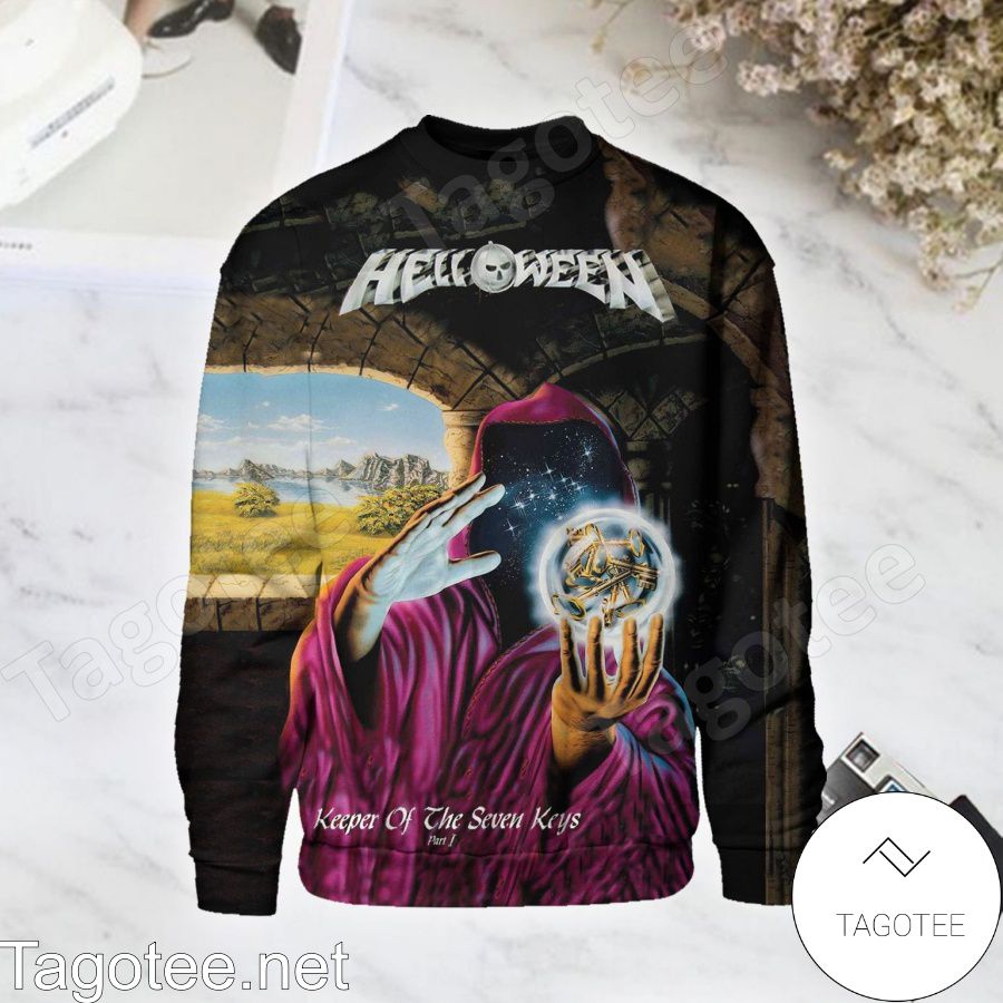 Helloween Keeper Of The Seven Keys Part I Album Cover Long Sleeve Shirt