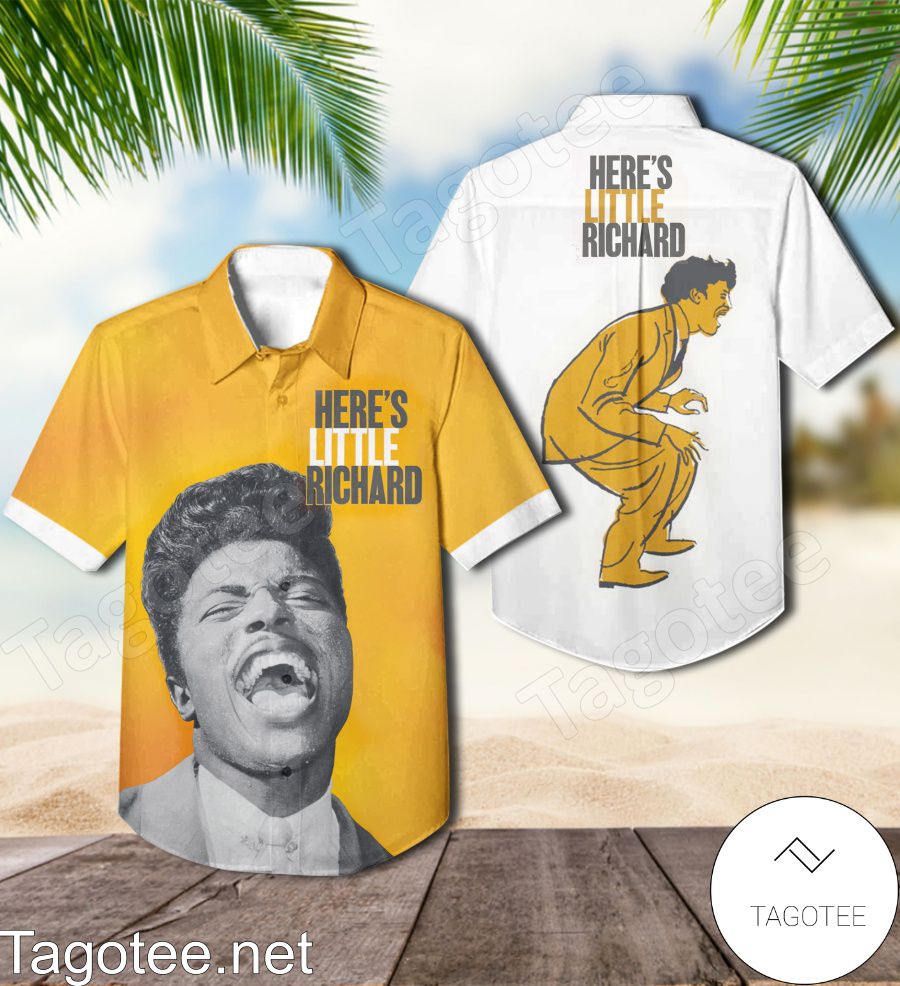 Here's Little Richard Album Cover Hawaiian Shirt