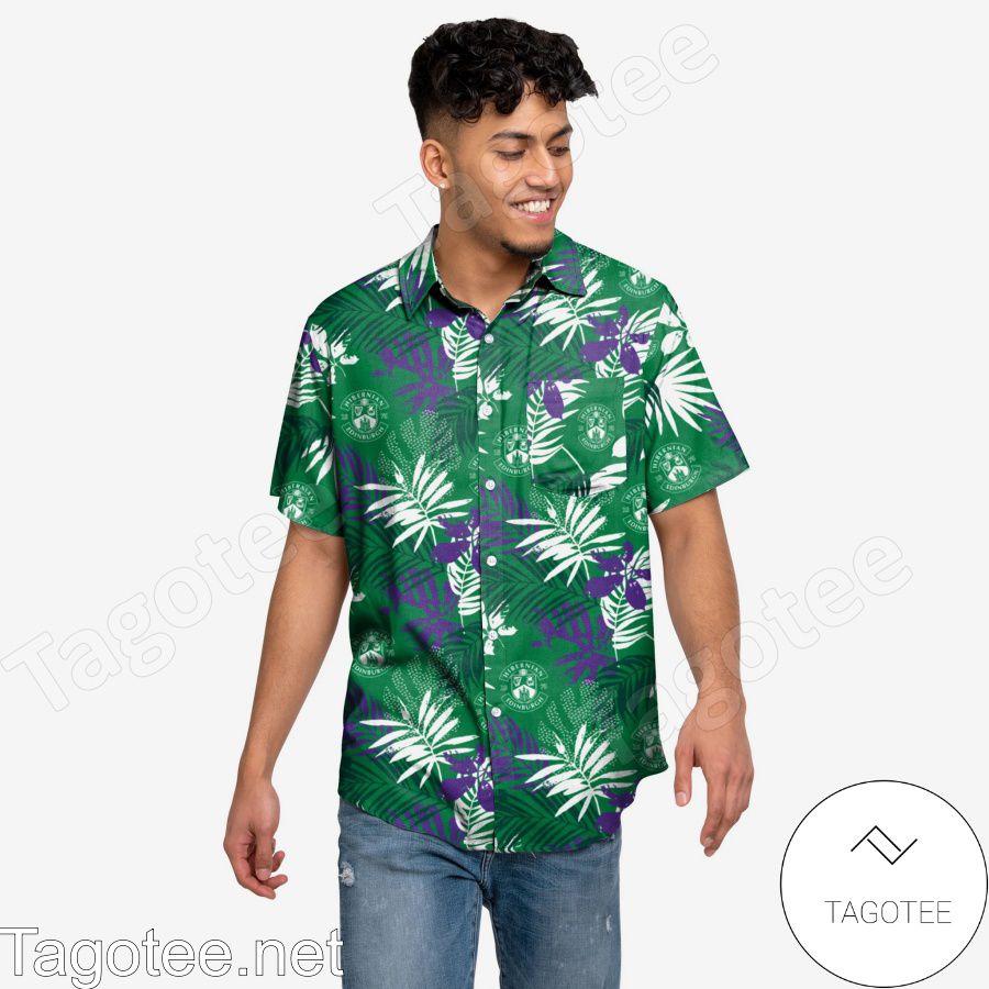 Hibernian FC Floral Hawaiian Shirt