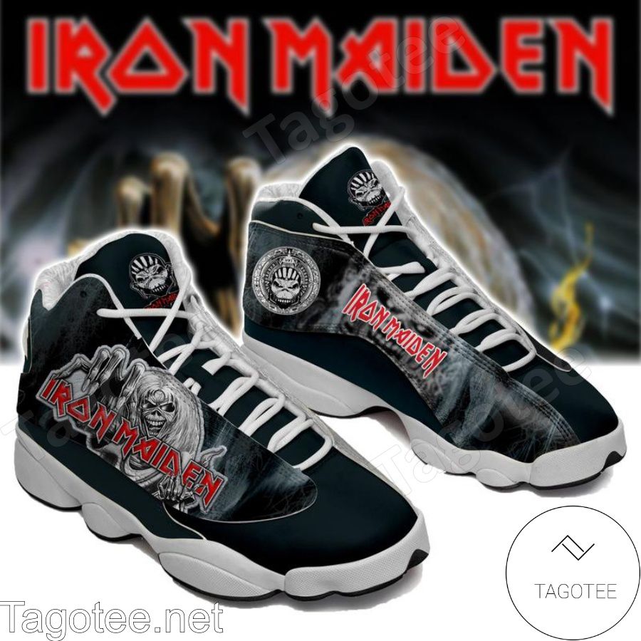 Iron Maiden Black Air Jordan 13 Shoes