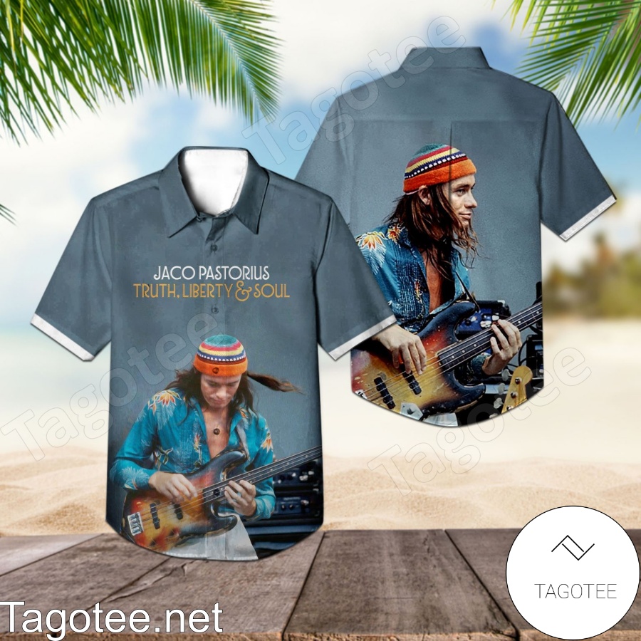 Jaco Pastorius Truth Liberty And Soul Album Cover Style 2 Hawaiian Shirt