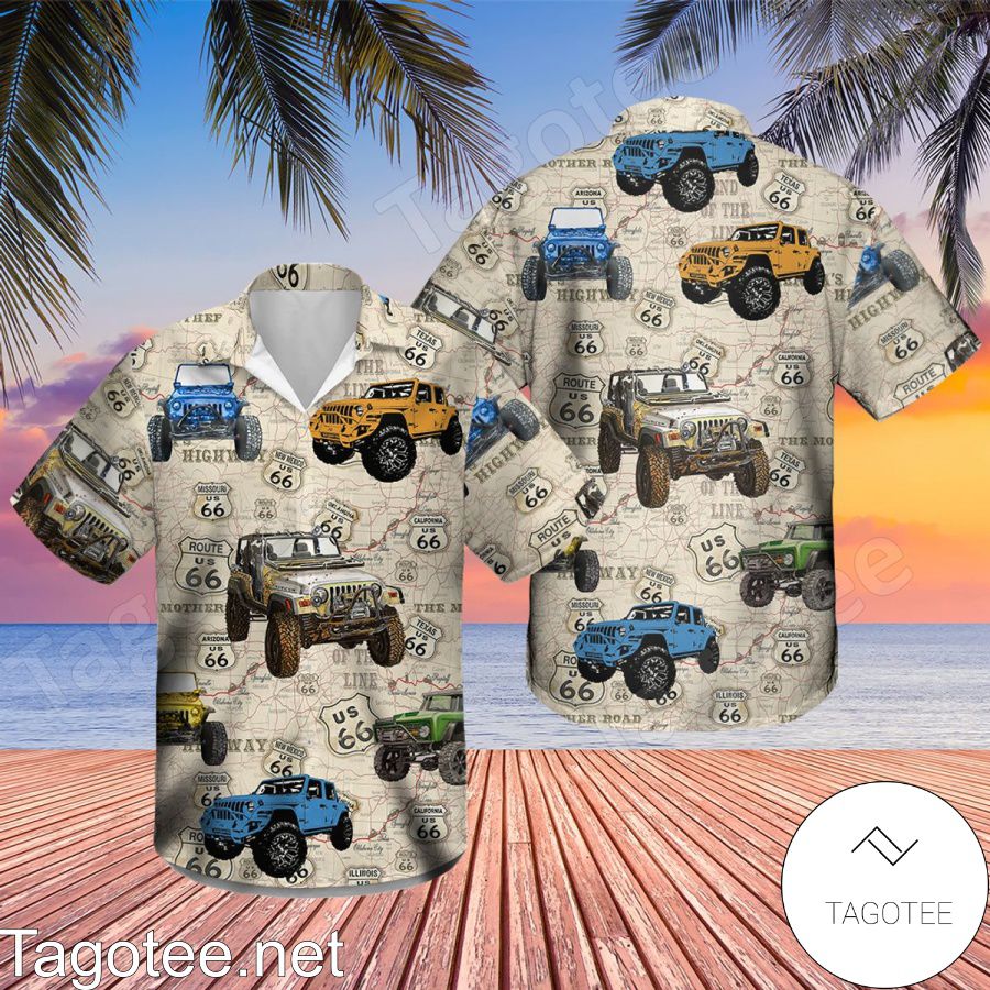 Jeep Car Hawaiian Shirt