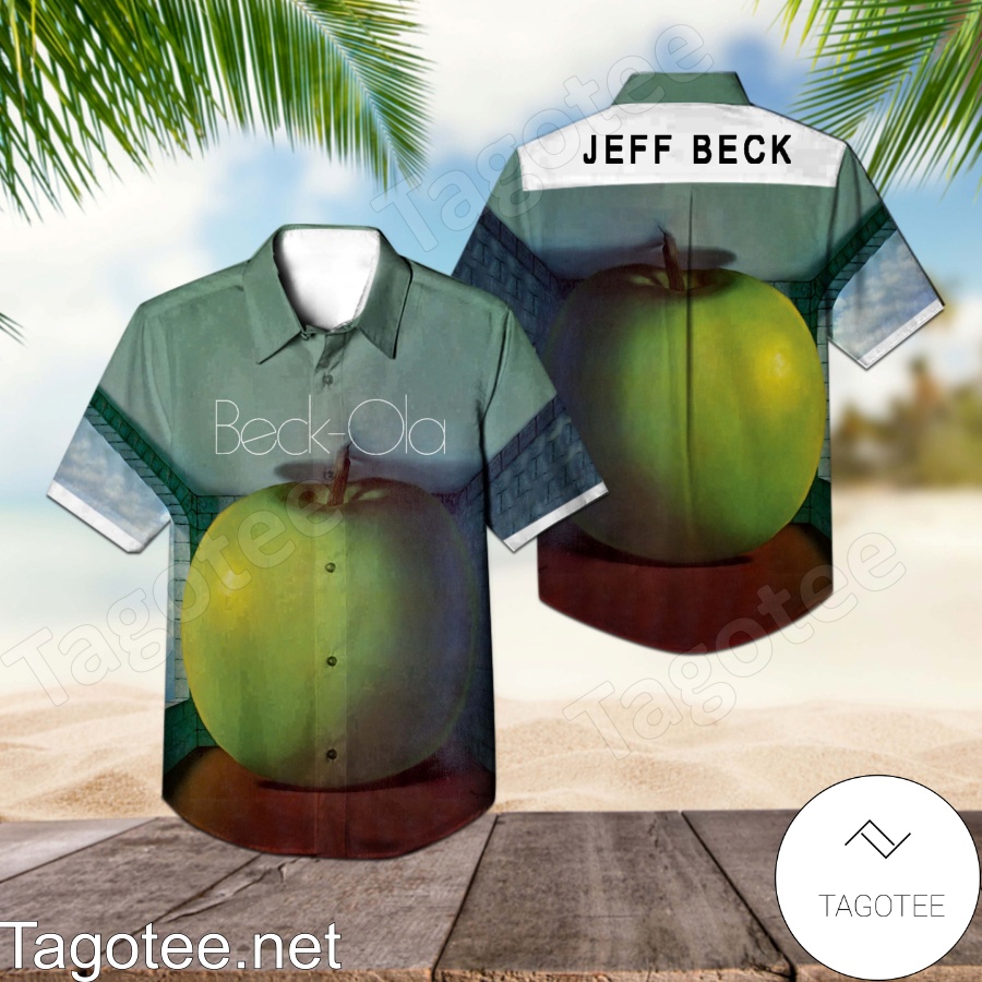 Jeff Beck Beck-ola Album Cover Hawaiian Shirt