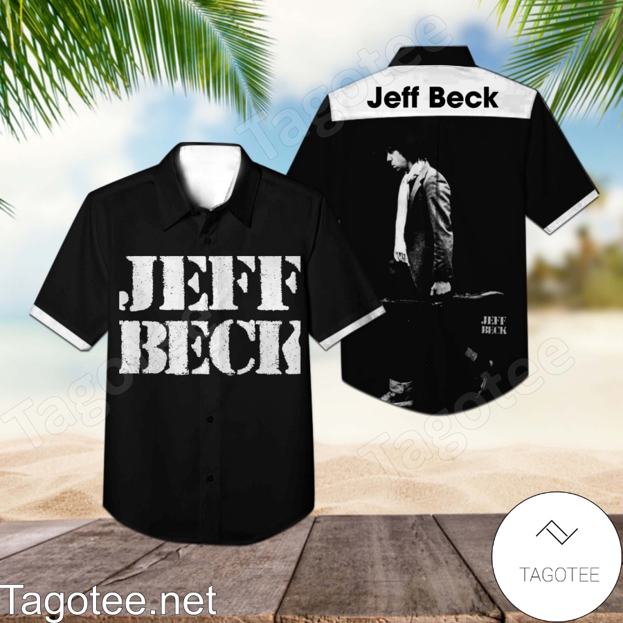 Jeff Beck There And Back Album Cover Hawaiian Shirt