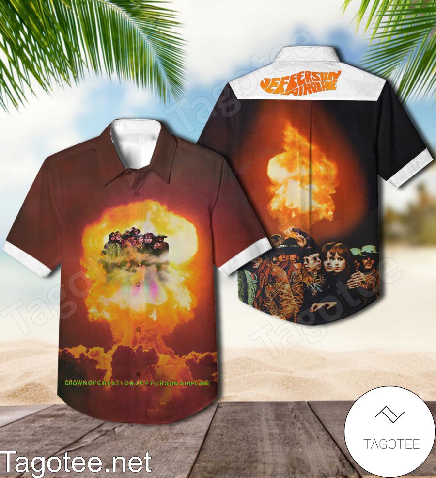 Jefferson Airplane Crown Of Creation Album Cover Hawaiian Shirt