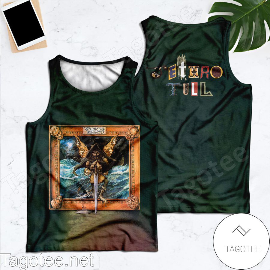 Jethro Tull The Broadsword And The Beast Album Cover Green Tank Top