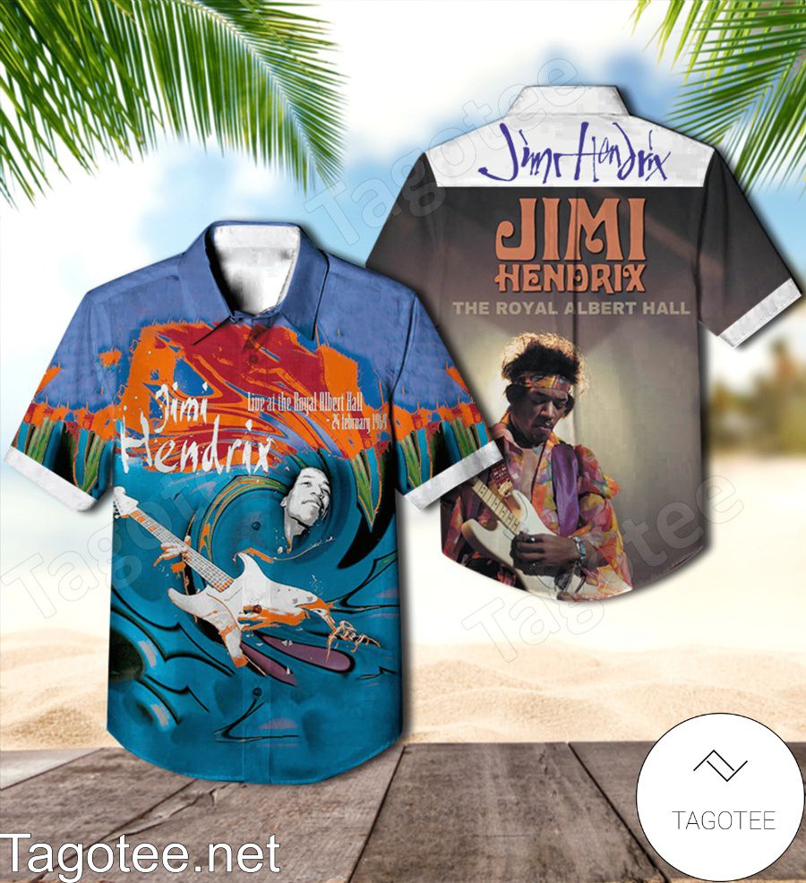 Jimi Hendrix Live At The Royal Albert Hall Hawaiian Shirt