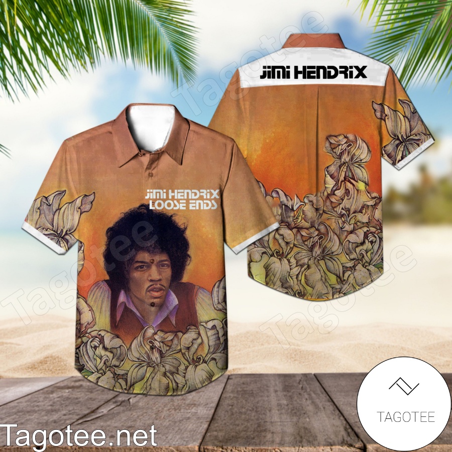 Jimi Hendrix Loose Ends Compilation Album German Cover Hawaiian Shirt