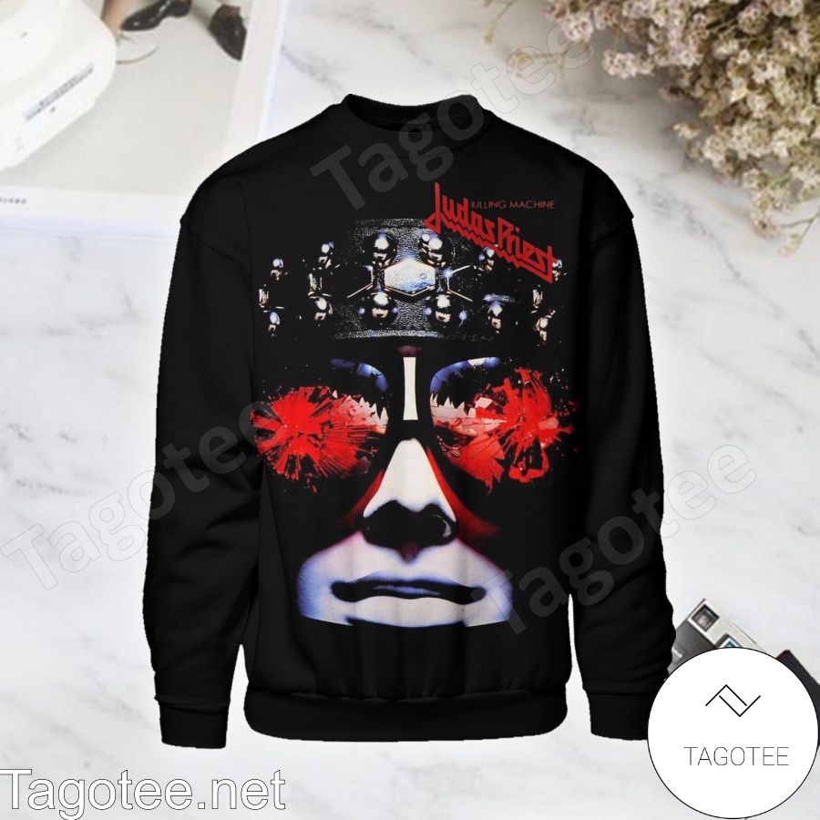 Judas Priest Killing Machine Album Cover Long Sleeve Shirt