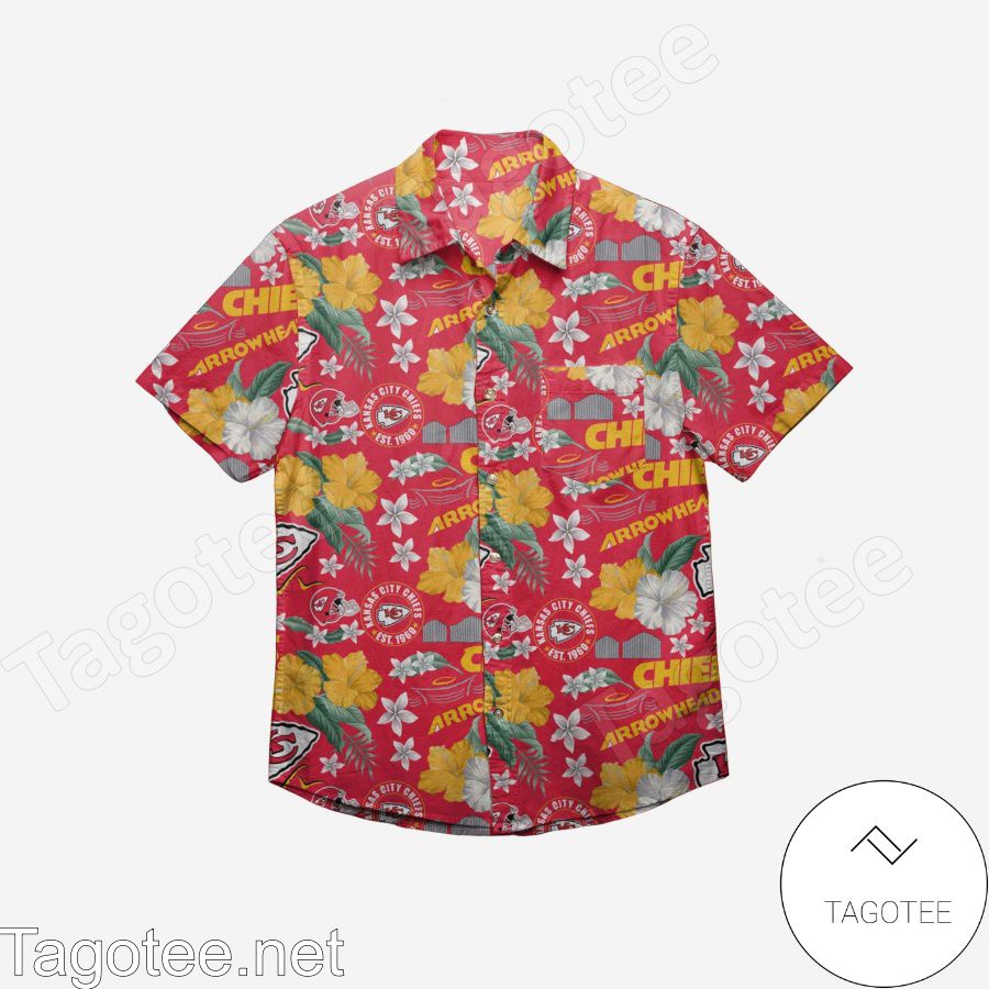 Kansas City Chiefs City Style Hawaiian Shirt a