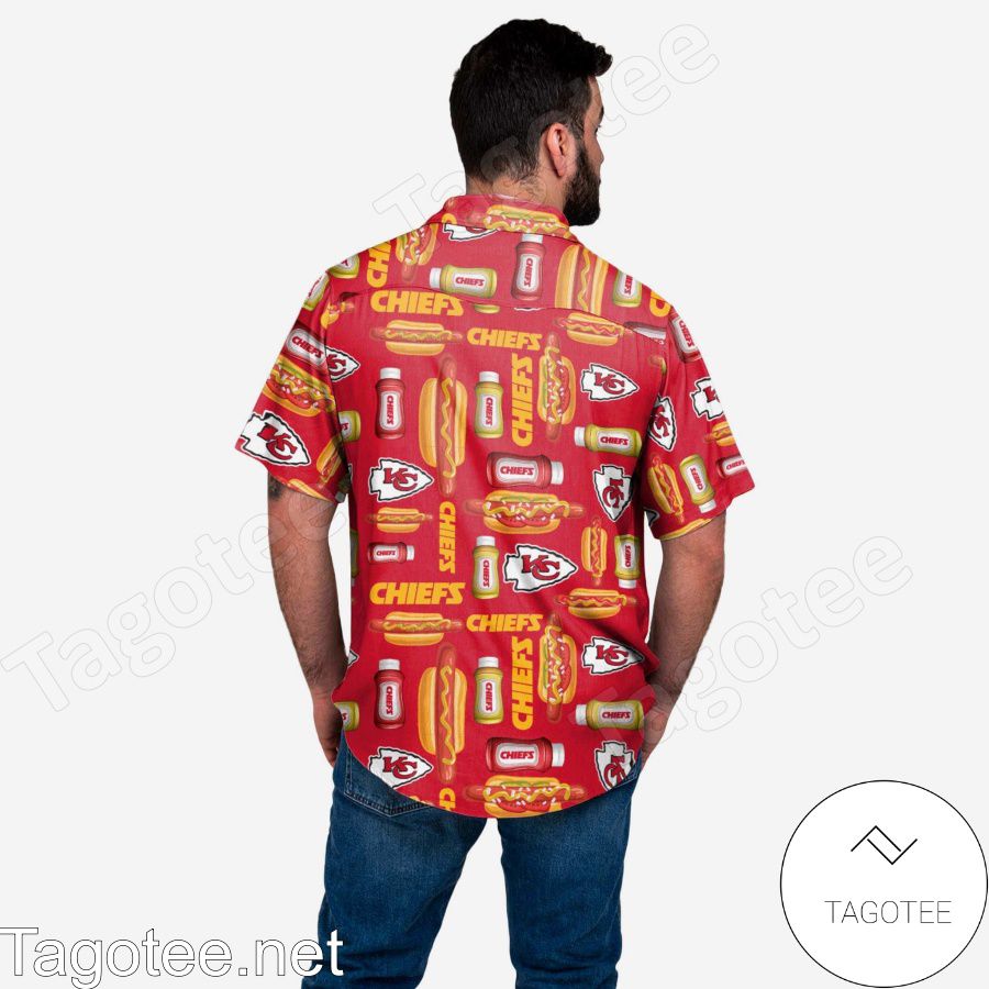 Kansas City Chiefs Grill Pro Hawaiian Shirt a