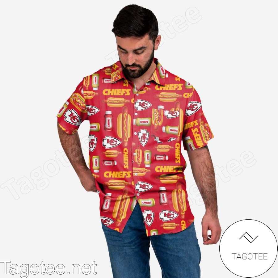 Kansas City Chiefs Grill Pro Hawaiian Shirt