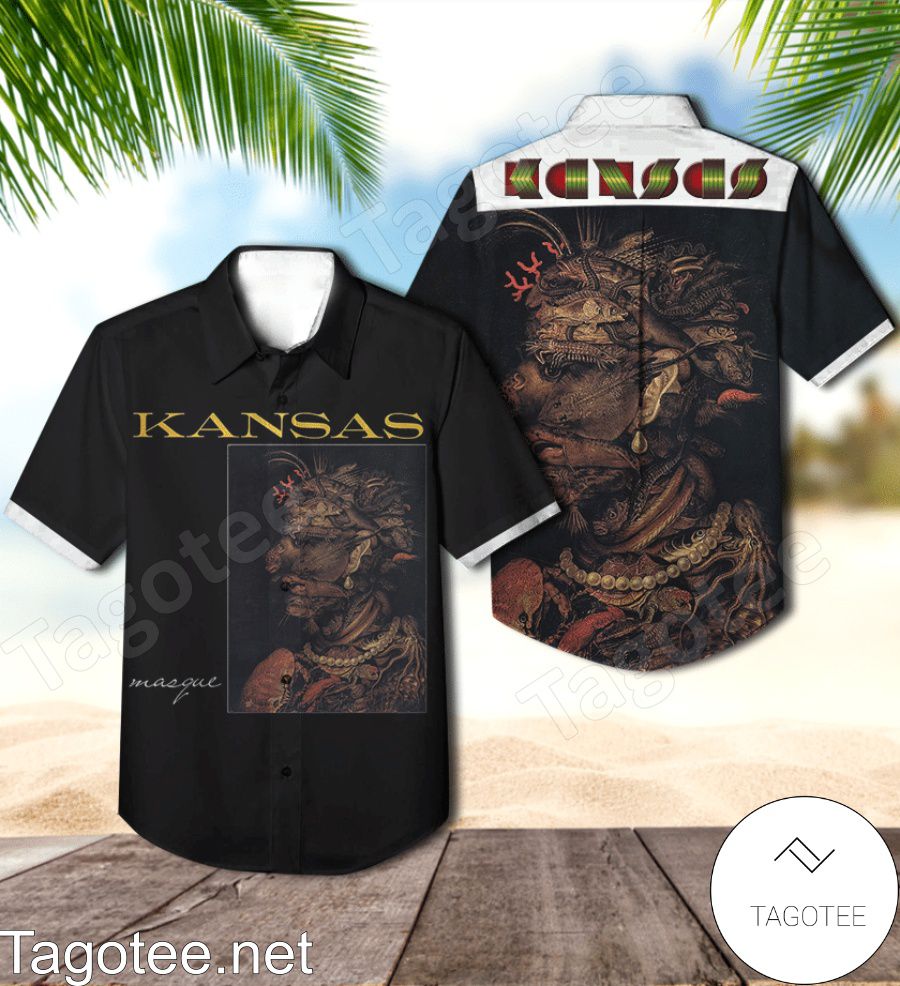 Kansas Masque Album Cover Hawaiian Shirt