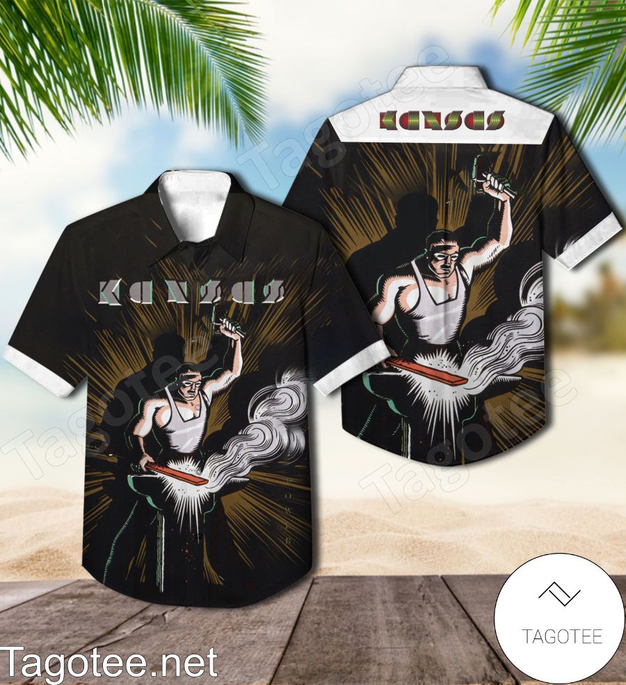 Kansas Power Album Cover Hawaiian Shirt
