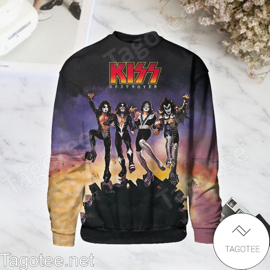 Kiss Destroyer Album Cover Long Sleeve Shirt