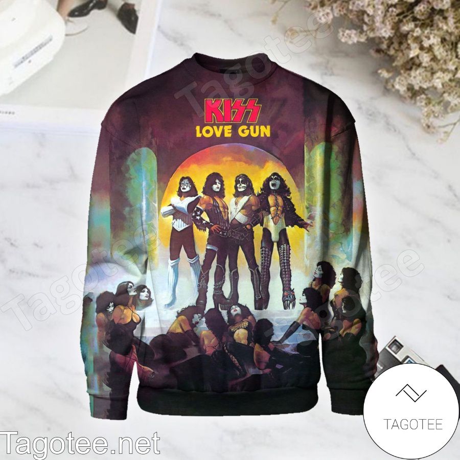 Kiss Love Gun Album Cover Long Sleeve Shirt