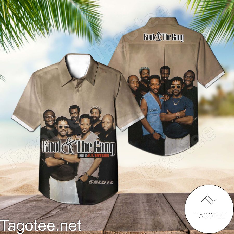 Kool And The Gang Featuring J.t. Taylor Salute Album Cover Hawaiian Shirt