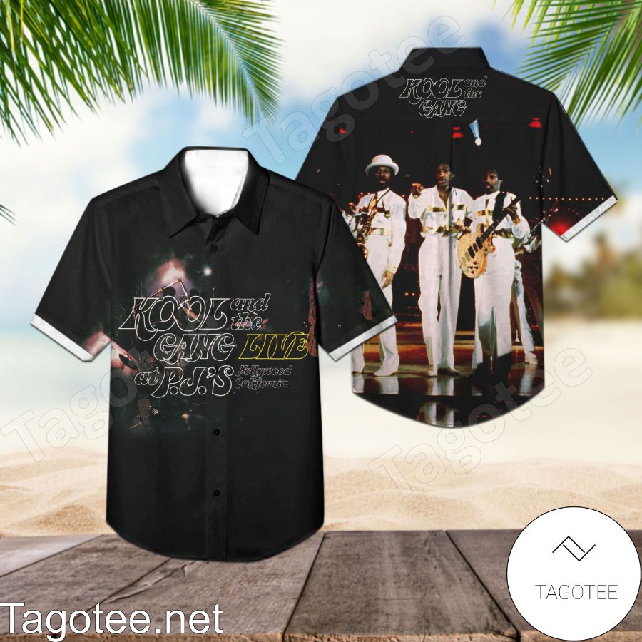Kool And The Gang Live At P.j.'s Album Cover Hawaiian Shirt