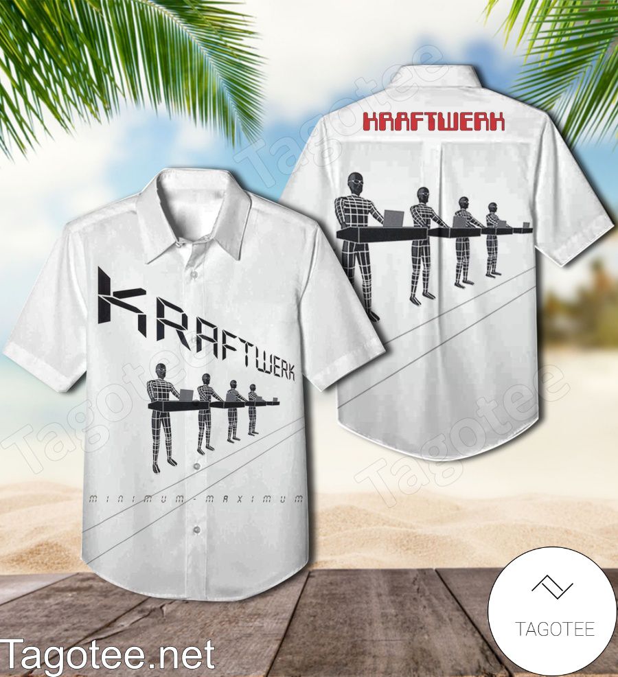 Kraftwerk Minimum-maximum Album Cover Hawaiian Shirt