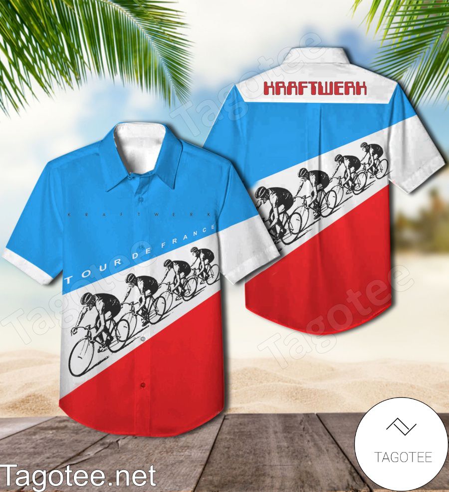 Kraftwerk Tour De France Soundtracks Album Cover Style 2 Hawaiian Shirt