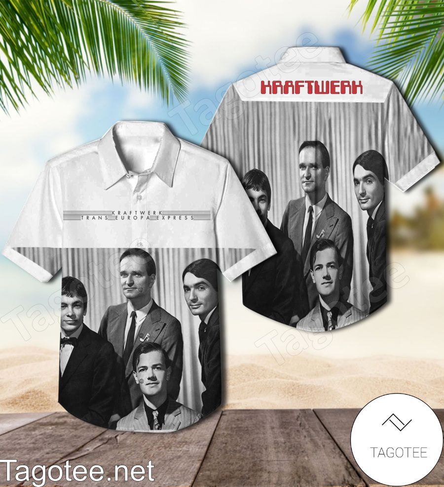 Kraftwerk Trans-europe Express Album Cover Hawaiian Shirt