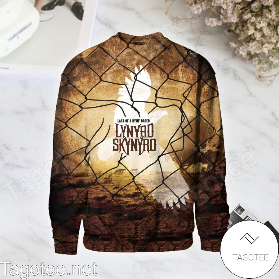 Last Of A Dyin' Breed Album Cover By Lynyrd Skynyrd Long Sleeve Shirt
