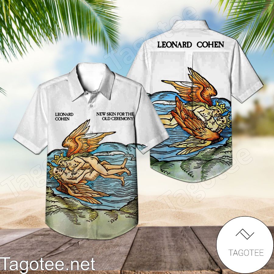 Leonard Cohen New Skin For The Old Ceremony Album Cover Hawaiian Shirt
