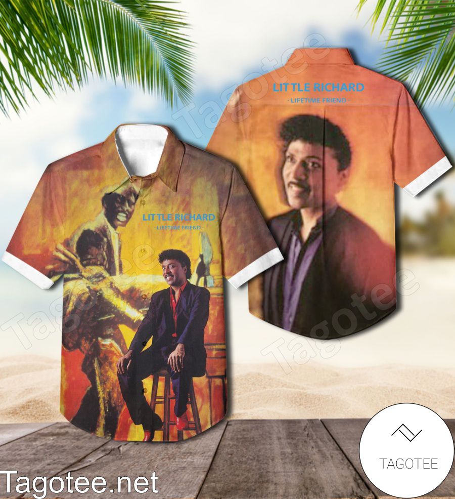 Little Richard Lifetime Friend Album Cover Hawaiian Shirt