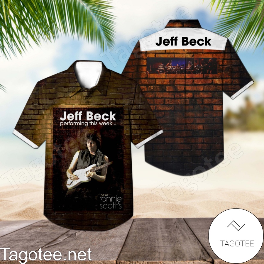 Live At Ronnie Scott's Album By Jeff Beck Hawaiian Shirt