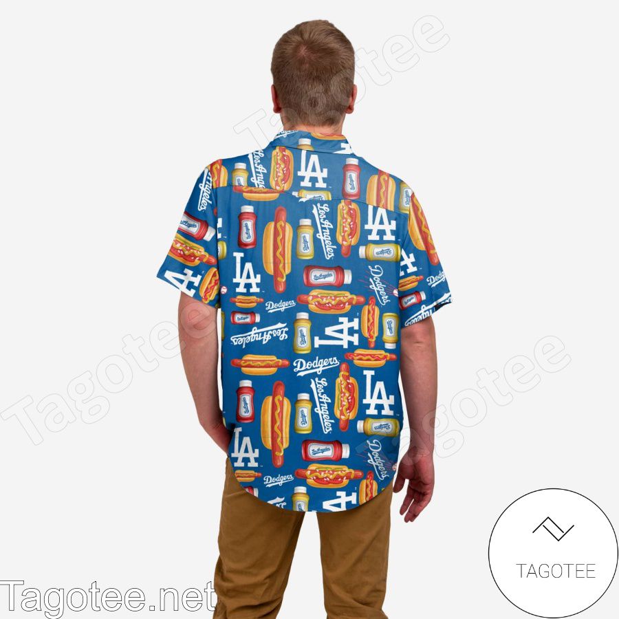 Los Angeles Dodgers Grill Pro Hawaiian Shirt a