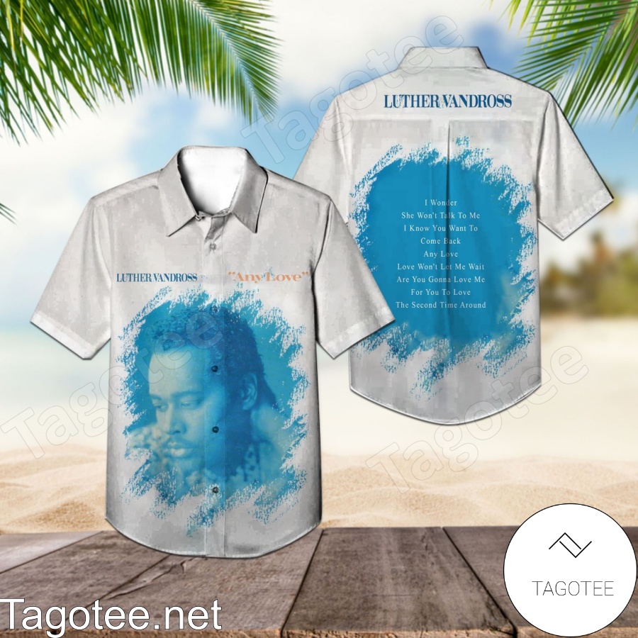 Luther Vandross Any Love Album Cover Hawaiian Shirt