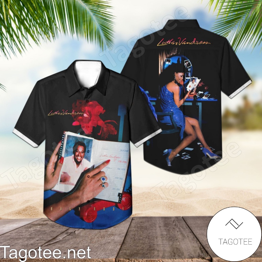Luther Vandross Busy Body Album Cover Hawaiian Shirt