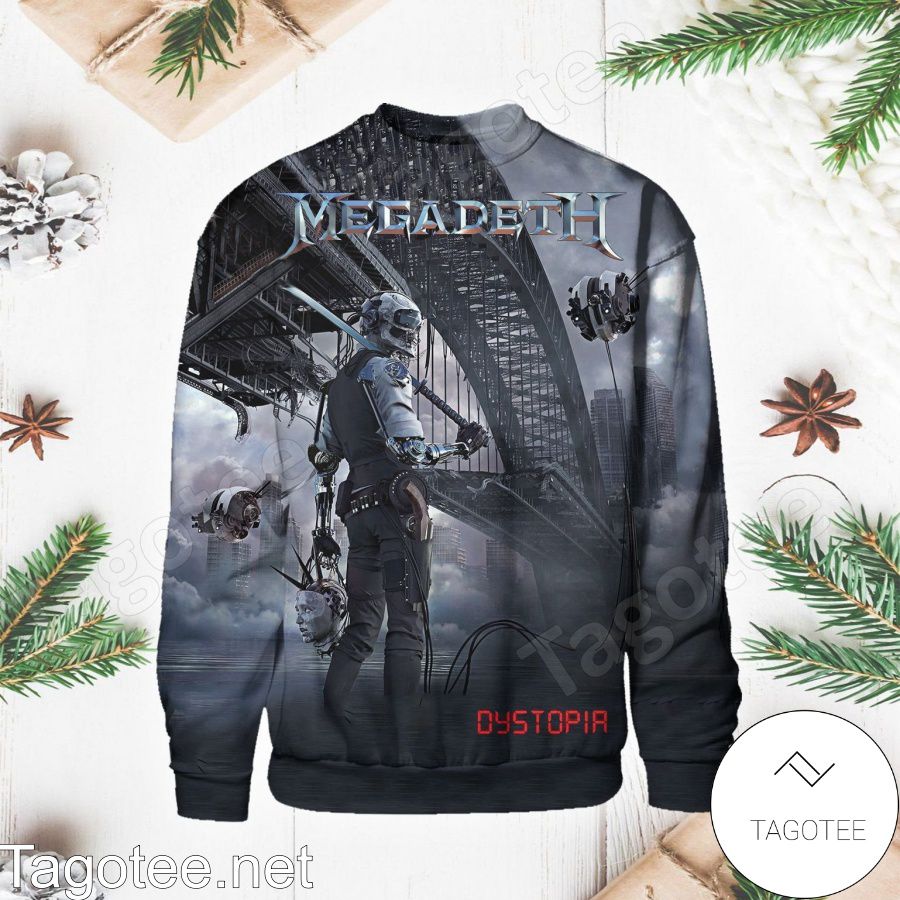 Megadeth Dystopia Album Cover Long Sleeve Shirt